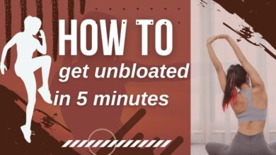 how to get unbloated in 5 minutes